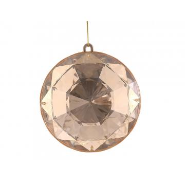Μπάλα χρυσή "DIAMOND" πλαστική Φ10cm