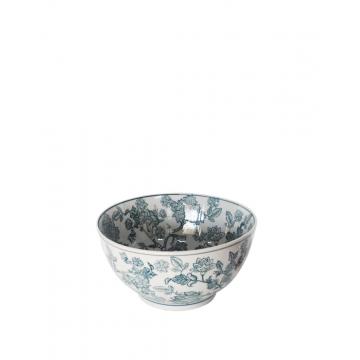 Μπωλ celadon green porc.flower 25,5Χ13cm