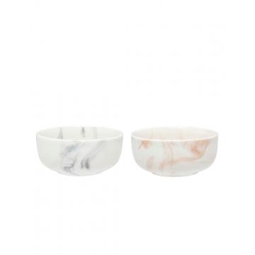 Μπωλ marble effect/2χρώματα 10,3 x  4,8 cm