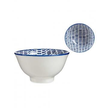 Μπωλ πορσελάνη "Blue line" 16x8cm