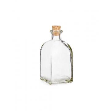 Μπουκάλι γυάλινο με φελλό 125ml/5x5x10cm