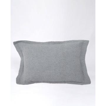 Διακοσμητική Oxford Μαξιλαροθήκη Nairi 50x70+3cm 50x70 3cm Γκρι απαλό