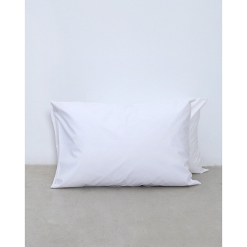 Ξενοδοχειακή Απλή Μαξιλαροθήκη Oscar 50x70cm Άσπρο