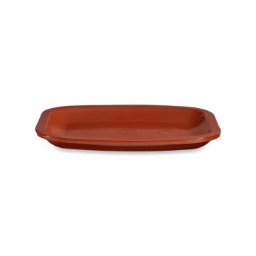 Πιατέλα κεραμική terracotta 26x20cm