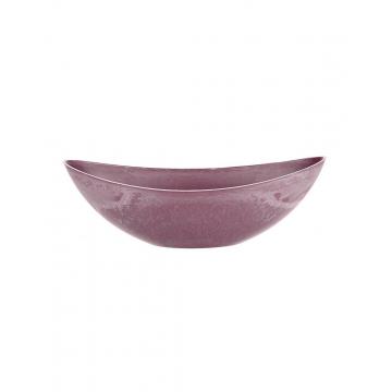 Πιατέλα μελαμίνη οβάλ  μωβ 34x11H11cm