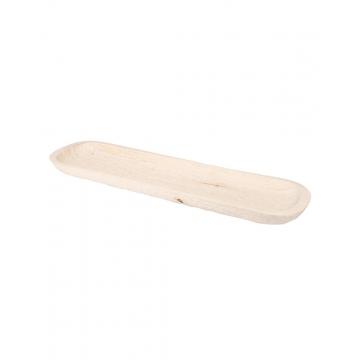 Πιατέλα σερβ. paulownia οβάλ φυσικό 100Χ27,5Χ6cm