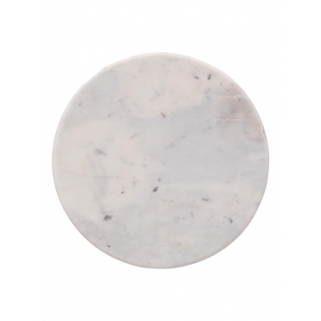 Πιατέλα marble λευκό Φ30