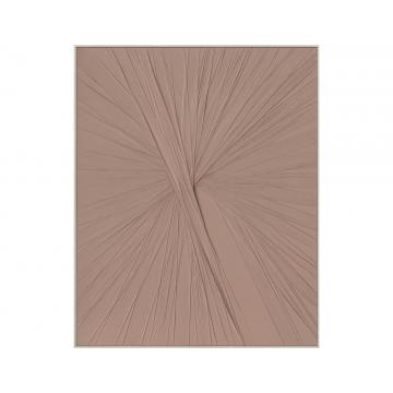 Πίνακας "fabric paint" αφηρ. Σάπιο μήλο 80x100 cm σε κάδρο