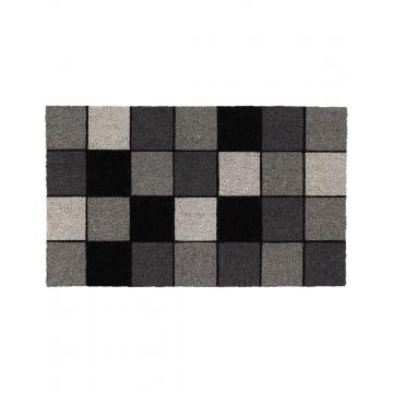 Ποδόμακτρο κοκοφ./PVC σχ.checked gray 45X75cm