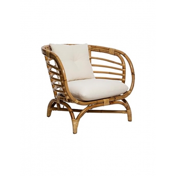 Πολυθρόνα Rattan φυσικό χρ.84 x 78 x 75 cm