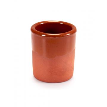 Ποτήρι Κεραμικό  terracotta 50ml/Φ5x5,5cm