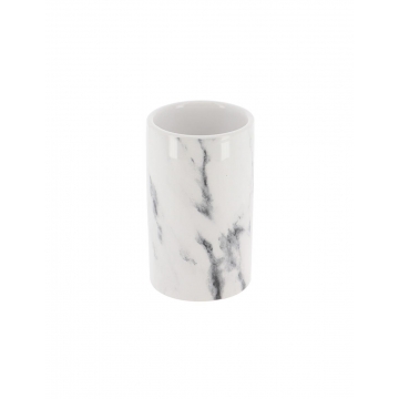 ποτήρι μπάνιου κεραμ.marble