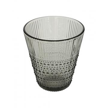 Ποτήρι νερού Bubble γκρι 27cl/9x9,6cm