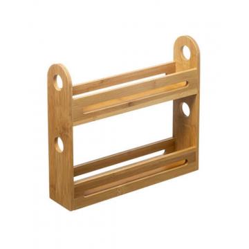 Ράφι οργάν.μπαχαρικών 2οροφο bamboo 30x7x27,5cm