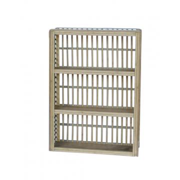 Ραφιέρα bamboo καφέ χρ. 55,5Χ41,5Χ12,5
