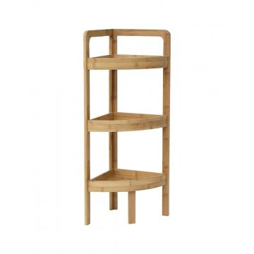 Ραφιέρα γωνιακή 3 ράφια bamboo 30X30X90
