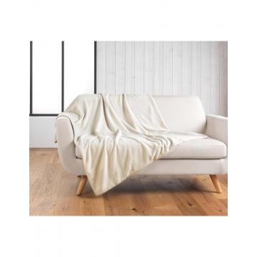 Ριχτάρι curly wooly εκρού 125x150cm