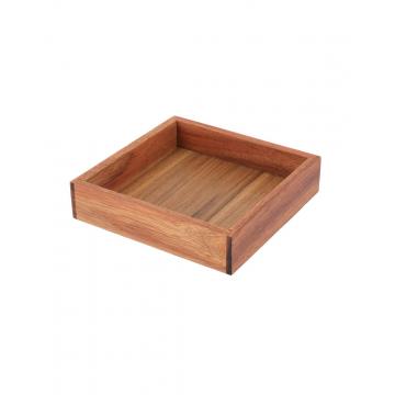 Σαπουνοθήκη acacia τετράγωνη 15,2x15,2x3,5cm