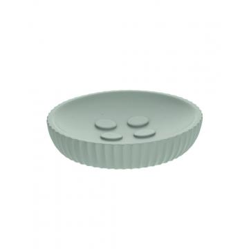 Σαπουνοθήκη polyresin βεραμάν ριγέ 11x2.4cm