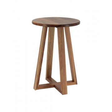 Σκαμπώ ακακία Φ30Η42cm