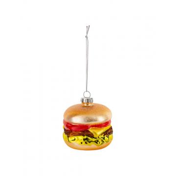 Στολίδι γυαλινο Hamburger 7,5x7,1x7,5cm