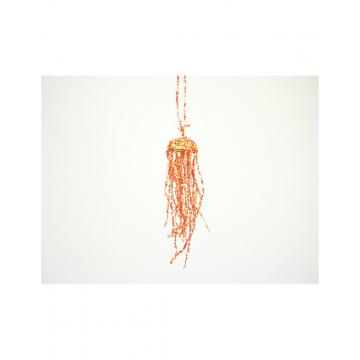 Στολίδι μέδουσα 32 εκ. crystal red