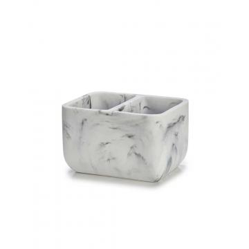 Θήκη κουζίνας με σφουγγάρι και σύρμα marble 9x12x7cm