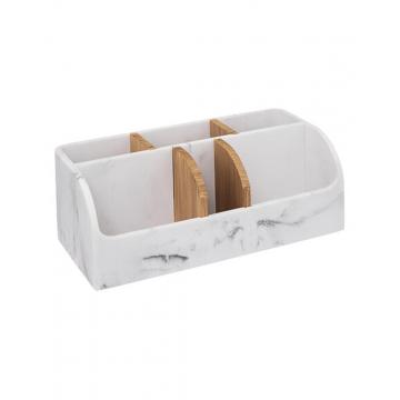 Θήκη οργάνωσης  white marble 25,6x12,1x10cm