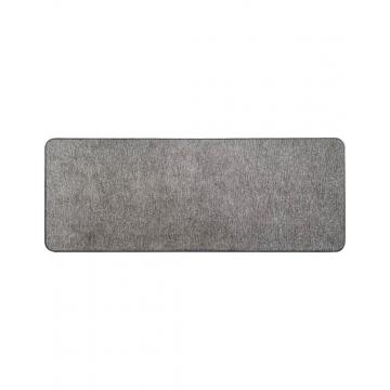 Χαλί κουζίνας βελουτέ polyester γκρι αν. 45x120cm