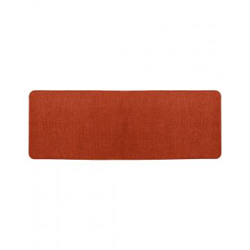 Χαλί κουζίνας βελουτέ polyester terracotta 45x120cm