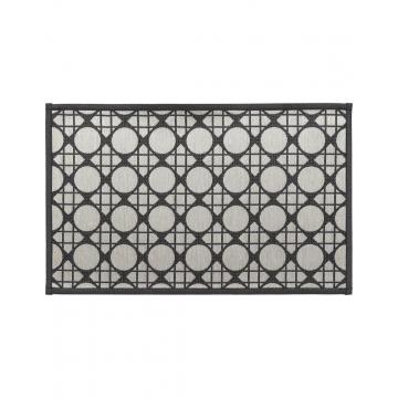Χαλί κουζίνας polyester/GEOMETRIK NOIR 50x80cm
