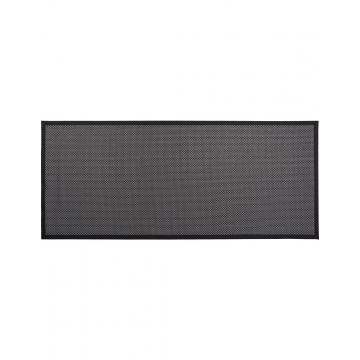 Χαλί κουζίνας Vinyl Black/Silver 50x120cm
