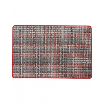 Χαλί κουζίνας wooven polyester κόκκινο pixel 45Χ60