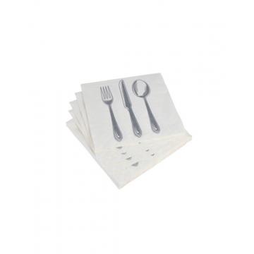 Χαρτοπετσέτες μαχαιροπίρουνα σετ20τμχ 33x33cm