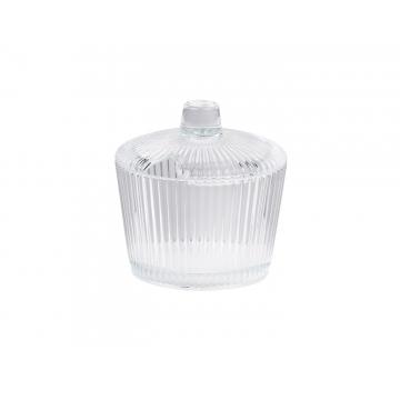 Ζαχαριέρα γυάλινη διάφανη 200ml/8,5x9,1cm
